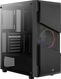 Корпус Aerocool Menace Saturn FRGB-G-BK-v1 черный без БП ATX 7x120mm 2x140mm 2xUSB3.0 audio bott PSU