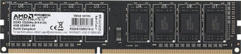 Память DDR3 4Gb 1333MHz AMD R334G1339U1S-U R3 Value RTL PC3-10600 CL9 DIMM 240-pin 1.5В Ret Память DDR3 4Gb 1333MHz AMD R334G1339U1S-U R3 Value RTL PC3-10600 CL9 DIMM 240-pin 1.5В Ret