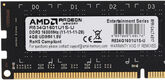 Память DDR3 4Gb 1600MHz AMD R534G1601U1S-U RTL PC3-12800 CL11 DIMM 240-pin 1.5В Ret