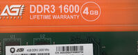 Память DDR3 4GB 1600MHz AGi AGI160004UD128 UD128 RTL PC4-12800 DIMM 240-pin 1.2В Ret Память DDR3 4GB 1600MHz AGi AGI160004UD128 UD128 RTL PC4-12800 DIMM 240-pin 1.2В Ret