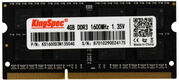 Память DDR3L 4GB 1600MHz Kingspec KS1600D3N13504G RTL PC3L-12800 CL11 SO-DIMM 204-pin 1.35В single rank Ret Память DDR3L 4GB 1600MHz Kingspec KS1600D3N13504G RTL PC3L-12800 CL11 SO-DIMM 204-pin 1.35В single rank Ret