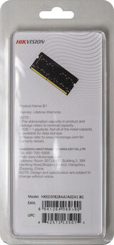 Память DDR3L 8Gb 1600MHz Hikvision HKED3082BAA2A0ZA1/ 8G RTL PC3-12800 CL11 SO-DIMM 204-pin 1.35В Ret HKED3082BAA2A0ZA1/8G&nbsp;<img style='position: relative;margin:0' src='/image/only_to_order_edit.gif' alt='На заказ' title='На заказ' />