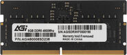 Память DDR5 8GB 4800MHz AGi AGI480008SD238 OEM PC5-38400 CL40 SO-DIMM 262-pin 1.1В single rank OEM Память DDR5 8GB 4800MHz AGi AGI480008SD238 OEM PC5-38400 CL40 SO-DIMM 262-pin 1.1В single rank OEM