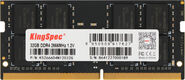 Память DDR4 32GB 2666MHz Kingspec KS2666D4N12032G RTL PC4-21300 SO-DIMM 260-pin 1.2В single rank Ret Память DDR4 32GB 2666MHz Kingspec KS2666D4N12032G RTL PC4-21300 SO-DIMM 260-pin 1.2В single rank Ret