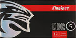 Память DDR5 16GB 5200MHz Kingspec KS5200D5N11016G RTL PC5-41600 CL40 SO-DIMM 288-pin 1.1В single rank Ret