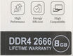 Память DDR4 8Gb 2666MHz AGi AGI266608UD138 UD138 RTL PC4-21300 DIMM 288-pin 1.2В Ret Память DDR4 8Gb 2666MHz AGi AGI266608UD138 UD138 RTL PC4-21300 DIMM 288-pin 1.2В Ret