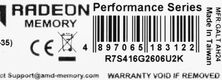 Память DDR4 2x8GB 2666MHz AMD R7S416G2606U2K Radeon R7 Performance Series RTL PC4-21300 CL16 DIMM 288-pin 1.2В Ret