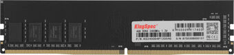 Память DDR4 4GB 2400MHz Kingspec KS2400D4P12004G RTL PC4-19200 DIMM 240-pin 1.2В single rank Ret