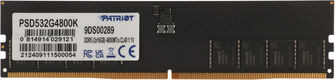 Память DDR5 2x16Gb 4800MHz Patriot PSD532G4800K Signature RTL Gaming PC5-38400 CL40 DIMM 288-pin 1.1В Ret Память DDR5 2x16Gb 4800MHz Patriot PSD532G4800K Signature RTL Gaming PC5-38400 CL40 DIMM 288-pin 1.1В Ret