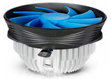 Устройство охлаждения(кулер) Deepcool Archer Bigpro Soc-AM5/ AM4/ 1151/ 1200 черный/ синий 4-pin 24-30dB Al+Cu 125W 380gr Ret (DP-MCAC-ABGP)&nbsp;<img style='position: relative;margin:0' src='/image/only_to_order_edit.gif' alt='На заказ' title='На заказ' />