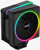 Устройство охлаждения(кулер) Aerocool Cylon 4 ARGB Soc-AM5/ AM4/ 1200/ 1700/ 1851 черный 4-pin 14-26dB Al+Cu 145W 550gr Ret (CYLON 4 ARGB PWM 4P)&nbsp;<img style='position: relative;margin:0' src='/image/only_to_order_edit.gif' alt='На заказ' title='На заказ' />