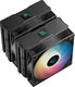 Устройство охлаждения(кулер) Deepcool AG620 Digital Bk ARGB Soc-AM5/AM4/1200/1700/1851 черный/белый 4-pin 29.4dB Al+Cu LCD 260W 1370gr Ret (R-AG620-BKADMN-G-2)