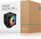 Устройство охлаждения(кулер) Deepcool AG620 Digital Bk ARGB Soc-AM5/AM4/1200/1700/1851 черный/белый 4-pin 29.4dB Al+Cu LCD 260W 1370gr Ret (R-AG620-BKADMN-G-2)