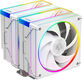 Устройство охлаждения(кулер) ID-Cooling Frozn A620 ARGB Soc-AM5/AM4/1200/1700/1851 белый 4-pin 29.9dB Al+Cu 270W 1200gr Ret (FROZN A620 ARGB WHITE)