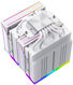 Устройство охлаждения(кулер) ID-Cooling Frozn A620 ARGB Soc-AM5/AM4/1200/1700/1851 белый 4-pin 29.9dB Al+Cu 270W 1200gr Ret (FROZN A620 ARGB WHITE)