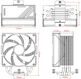 Устройство охлаждения(кулер) ID-Cooling Frozn A410 ARGB Soc-AM5/AM4/1200/1700/1851 белый 4-pin 29.9dB Al+Cu 220W 730gr Ret (FROZN A410 ARGB WHITE)