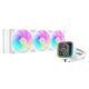 Система водяного охлаждения Deepcool LD360 ARGB Soc-AM5/AM4/1200/1700/1851 белый 4-pin 38.71dB Al LCD 300W 1786gr Ret (R-LD360-WHDMMN-G-1)
