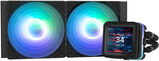 Система водяного охлаждения Zalman Alpha2 A24 DS ARGB Soc-AM5/ AM4/ 1151/ 1200/ 2066/ 2011/ 1700 черный 4-pin 29.7dB CU LCD 320W Ret (ALPHA2 A24 DS BLACK)&nbsp;<img style='position: relative;margin:0' src='/image/only_to_order_edit.gif' alt='На заказ' title='На заказ' />