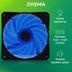 Вентилятор для корпуса Digma DFAN-LED-BLUE RGB 120х120x25 черный 3-pin 4-pin (Molex) 23дБ Ret Вентилятор для корпуса Digma DFAN-LED-BLUE RGB 120х120x25 черный 3-pin 4-pin (Molex) 23дБ Ret