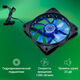Вентилятор для корпуса Digma DFAN-LED-BLUE RGB 120х120x25 черный 3-pin 4-pin (Molex) 23дБ Ret Вентилятор для корпуса Digma DFAN-LED-BLUE RGB 120х120x25 черный 3-pin 4-pin (Molex) 23дБ Ret