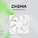 Вентилятор для корпуса Digma DFAN120PWM-1WH 120х120x25 белый 4-pin 28дБ Ret Вентилятор для корпуса Digma DFAN120PWM-1WH 120х120x25 белый 4-pin 28дБ Ret