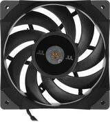 Вентилятор для корпуса Thermaltake Toughfan 12 120х120x25 черный 4-pin 22.3дБ (CL-F117-PL12BL-A) Ret