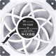 Вентилятор для корпуса Thermaltake Toughfan 12 120х120x25 белый 4-pin 22.3дБ (CL-F117-PL12WT-A) Ret
