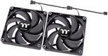 Вентилятор для корпуса Thermaltake CT140 140х140x25 черный 4-pin 30.5дБ (упак.:2шт) (CL-F148-PL14BL-A) Ret Вентилятор для корпуса Thermaltake CT140 140х140x25 черный 4-pin 30.5дБ (упак.:2шт) (CL-F148-PL14BL-A) Ret