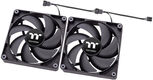 Вентилятор для корпуса Thermaltake CT140 140х140x25 черный 4-pin 30.5дБ (упак.:2шт) (CL-F148-PL14BL-A) Ret Вентилятор для корпуса Thermaltake CT140 140х140x25 черный 4-pin 30.5дБ (упак.:2шт) (CL-F148-PL14BL-A) Ret