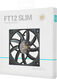 Вентилятор для корпуса Deepcool FT12 Slim 120х120x15 черный 4-pin 25.6дБ (R-FT12SLIM-BKWPN1-G) Ret Вентилятор для корпуса Deepcool FT12 Slim 120х120x15 черный 4-pin 25.6дБ (R-FT12SLIM-BKWPN1-G) Ret