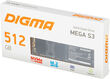 Накопитель SSD Digma PCIe 3.0 x4 512GB DGSM3512GS33T Mega S3 M.2 2280 Накопитель SSD Digma PCIe 3.0 x4 512GB DGSM3512GS33T Mega S3 M.2 2280