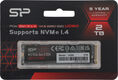 Накопитель SSD Silicon Power PCIe 3.0 x4 2TB SP02KGBP34UD8005 M-Series UD80 M.2 2280 Накопитель SSD Silicon Power PCIe 3.0 x4 2TB SP02KGBP34UD8005 M-Series UD80 M.2 2280