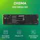Накопитель SSD Digma PCIe 3.0 x4 2TB DGSM3002TM23T Mega M2 M.2 2280 Накопитель SSD Digma PCIe 3.0 x4 2TB DGSM3002TM23T Mega M2 M.2 2280