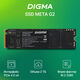 Накопитель SSD Digma PCIe 4.0 x4 2TB DGSM4002TG23T Meta G2 M.2 2280 Накопитель SSD Digma PCIe 4.0 x4 2TB DGSM4002TG23T Meta G2 M.2 2280