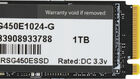 Накопитель SSD Gigabyte PCIe 4.0 x4 1TB AG450E1024-G Aorus Gen4 5000E M.2 2280 Накопитель SSD Gigabyte PCIe 4.0 x4 1TB AG450E1024-G Aorus Gen4 5000E M.2 2280