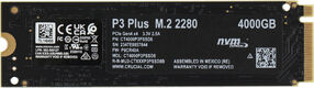 Накопитель SSD Crucial PCIe 4.0 x4 4TB CT4000P3PSSD8 P3 Plus M.2 2280 Накопитель SSD Crucial PCIe 4.0 x4 4TB CT4000P3PSSD8 P3 Plus M.2 2280