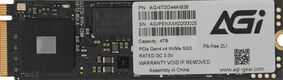 Накопитель SSD AGi PCIe 4.0 x4 4TB AGI4T0G44AI838 AI838 M.2 2280 Накопитель SSD AGi PCIe 4.0 x4 4TB AGI4T0G44AI838 AI838 M.2 2280