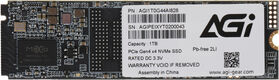 Накопитель SSD AGi PCIe 4.0 x4 1TB AGI1T0G44AI828 AI828 M.2 2280 Накопитель SSD AGi PCIe 4.0 x4 1TB AGI1T0G44AI828 AI828 M.2 2280