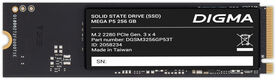 Накопитель SSD Digma PCIe 3.0 x4 256GB DGSM3256GP53T Mega P5 M.2 2280 Накопитель SSD Digma PCIe 3.0 x4 256GB DGSM3256GP53T Mega P5 M.2 2280