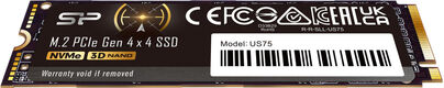 Накопитель SSD Silicon Power PCIe 4.0 x4 4TB SP04KGBP44US7505 US75 M.2 2280 Накопитель SSD Silicon Power PCIe 4.0 x4 4TB SP04KGBP44US7505 US75 M.2 2280