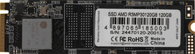 Накопитель SSD AMD PCIe 3.0 x4 120GB R3MP30120G8 Radeon M.2 2280