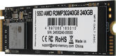 Накопитель SSD AMD PCIe 3.0 x4 240GB R3MP30240G8 Radeon M.2 2280 Накопитель SSD AMD PCIe 3.0 x4 240GB R3MP30240G8 Radeon M.2 2280