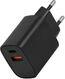 Сетевое зар./устр. Buro BUWD1 20W 3A (PD+QC) USB-C/USB-A универсальное черный (BUWD18P110BK) Сетевое зар./устр. Buro BUWD1 20W 3A (PD+QC) USB-C/USB-A универсальное черный (BUWD18P110BK)