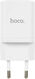 Сетевое зар./устр. Hoco N27 White 20W 3A+2.22A+1.67A (PD+QC+AFC) USB-C универсальное белый Сетевое зар./устр. Hoco N27 White 20W 3A+2.22A+1.67A (PD+QC+AFC) USB-C универсальное белый