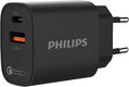 Сетевое зар./устр. Philips DLP4317 20W 1.5A+1.37A (PD) USB/USB Type-C универсальное черный (DLP4317CB/70) Сетевое зар./устр. Philips DLP4317 20W 1.5A+1.37A (PD) USB/USB Type-C универсальное черный (DLP4317CB/70)
