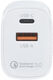 Сетевое зар./устр. Philips DLP4317 20W 0.8A (PD) USB/USB Type-C универсальное белый (DLP4317CW/70) Сетевое зар./устр. Philips DLP4317 20W 0.8A (PD) USB/USB Type-C универсальное белый (DLP4317CW/70)