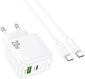 Сетевое зар./устр. Hoco CS54A Surplu 20W 3A (PD+QC) USB-A/Type-C универсальное белый (31532) Сетевое зар./устр. Hoco CS54A Surplu 20W 3A (PD+QC) USB-A/Type-C универсальное белый (31532)