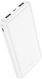 Мобильный аккумулятор Hoco J100 High-ranking 10000mAh 2.1A 2xUSB-A белый (J100 HIGH-RANKING WHITE) Мобильный аккумулятор Hoco J100 High-ranking 10000mAh 2.1A 2xUSB-A белый (J100 HIGH-RANKING WHITE)