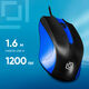 Oklick
Мышь Оклик 225M черный/синий оптическая 1200dpi USB 3but (288233)