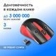 Oklick
Мышь Оклик 485MW черный/красный оптическая 1600dpi беспров. USB для ноутбука 3but (997828)